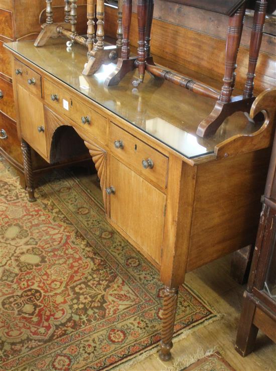 Regency mahogany sideboard